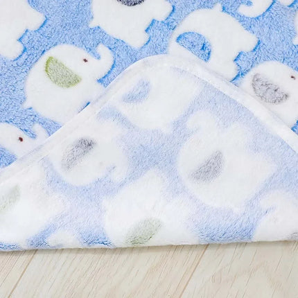 Cute Elephant Baby Blanket