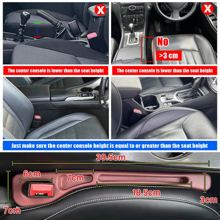 Car Seat Gap Filler Strips