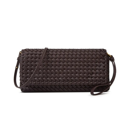 Woven Leather Shoulder Bag