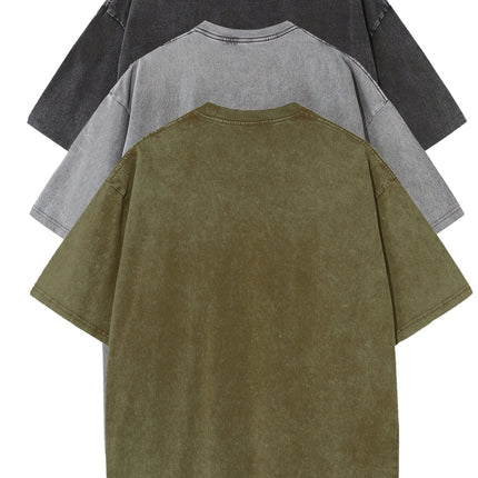 Men’s 100% Cotton Loose-Fit T-Shirts