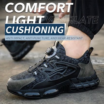 Men's Steel Toe Air Cushion Safety Sneakers