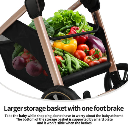 Luxury 3-in-1 Baby Stroller