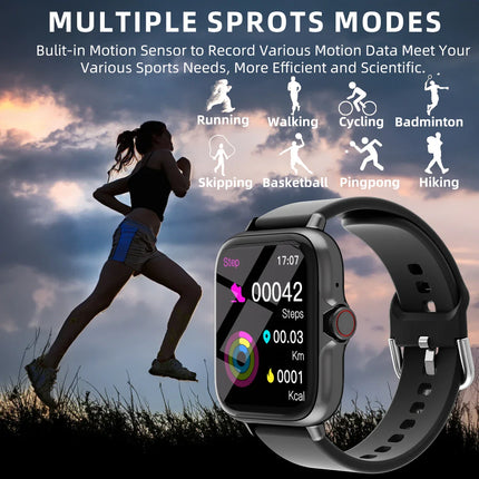 NNEOBA Smart Watch Fitness Tracker Black