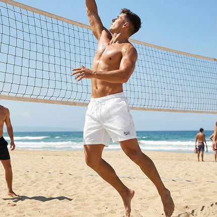 Men's Seersucker Swim Shorts