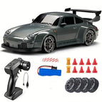 Grey sports car