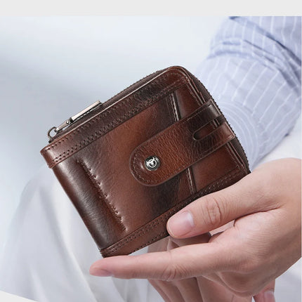 Genuine Leather Bifold Wallet