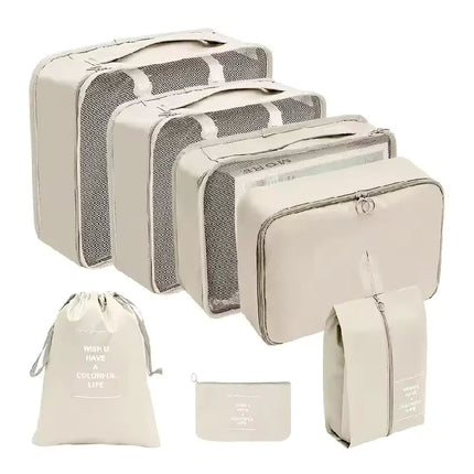 7-Piece Travel Packing Organizer Set