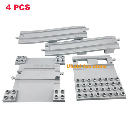 Large Building Block Train Set
