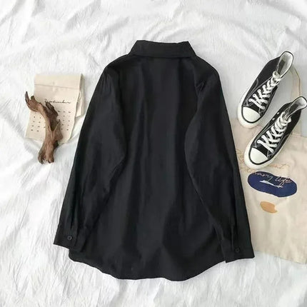 Oversized White Pocket Shirt