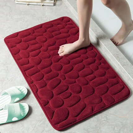 Cobblestone Embossed Bath Mat