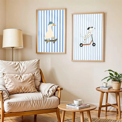 Cute Funny Animal Wall Stickers