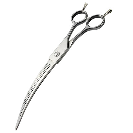 8-Inch Curved Pet Grooming Scissors