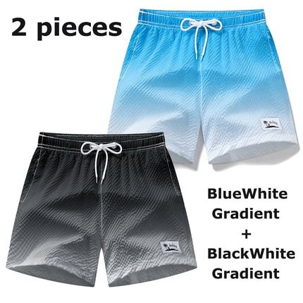 Men's Seersucker Swim Shorts