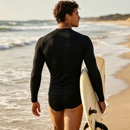 Men's Long-Sleeve Rash Guard Shirt