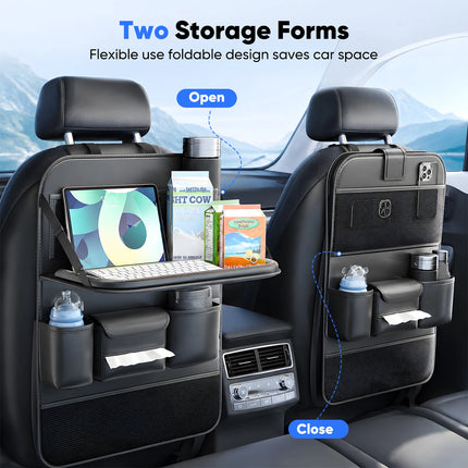 Car Backseat Organizer with Tray