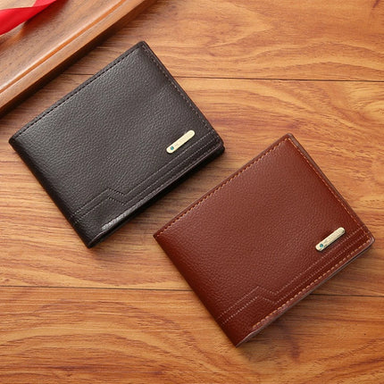 Fashionable Men's Bifold Short Wallet