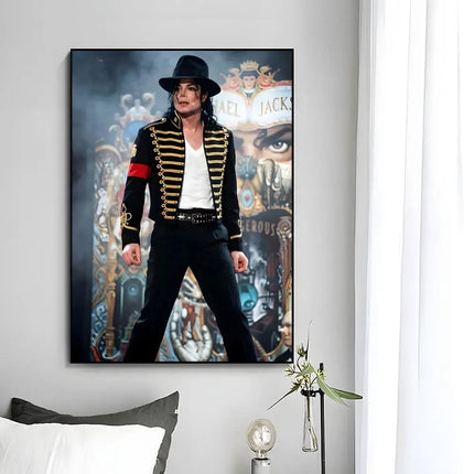Iconic Pop Singer Wall Art Poster