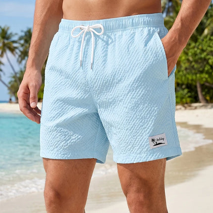 Men's Seersucker Swim Shorts