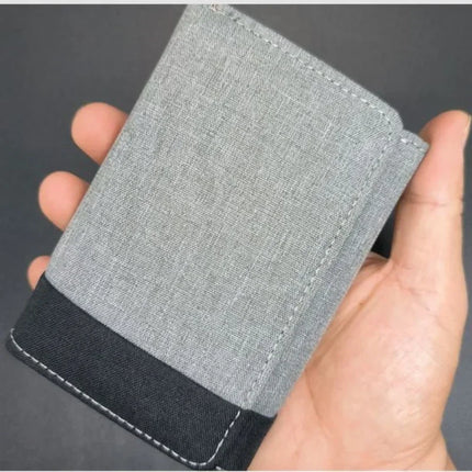 Canvas Trifold Wallet