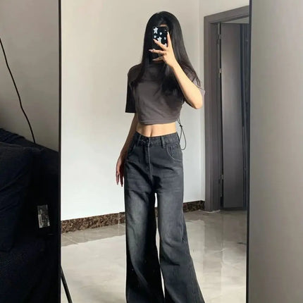 Vintage High-Waist Baggy Jeans