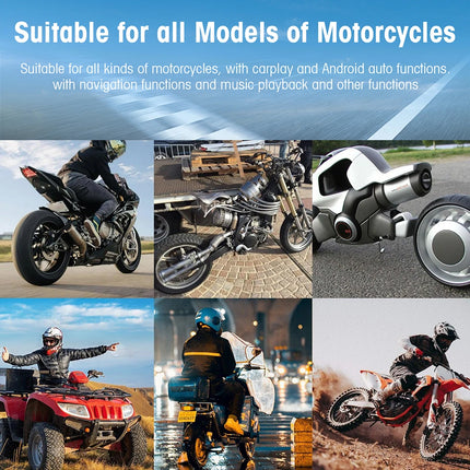 5-Inch Motorcycle GPS Navigation Screen