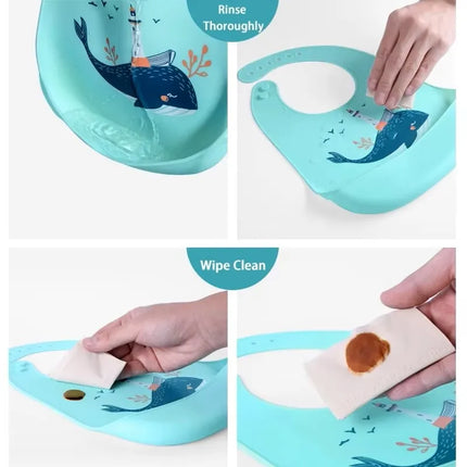 Waterproof Silicone Baby Bib