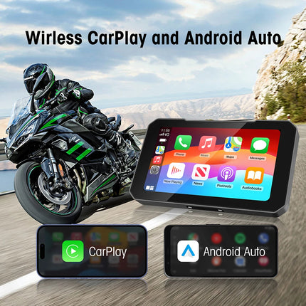 5-Inch Motorcycle GPS Navigation Screen