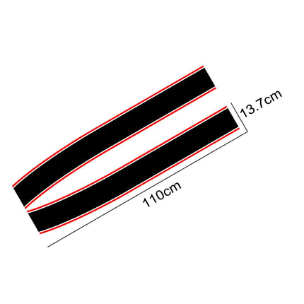 Car Hood Decorative Stripes