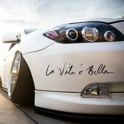 Life Is Beautiful Car Sticker