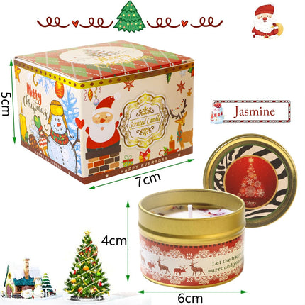 Christmas Scented Soy Wax Candle Set
