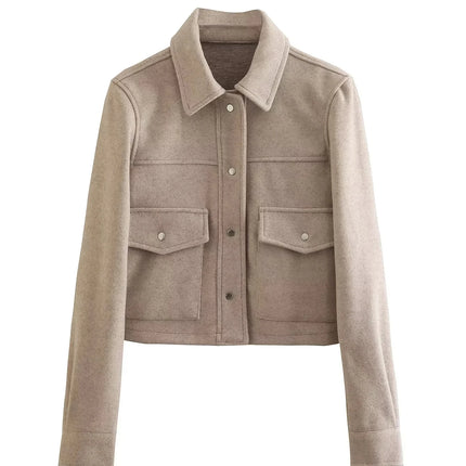 Women's Button-Up Casual Jacket