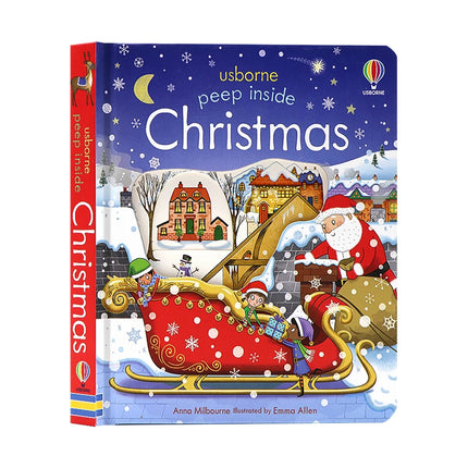 Christmas Peek Inside Interactive Flap Book for Kids