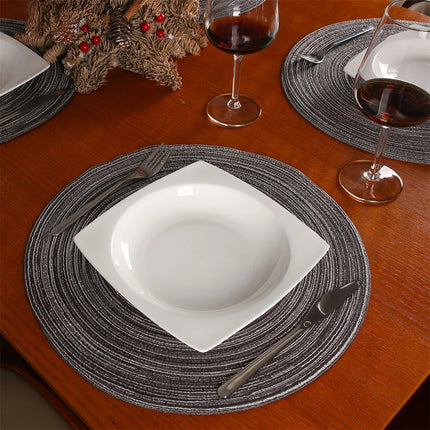 Round Woven Placemat Set