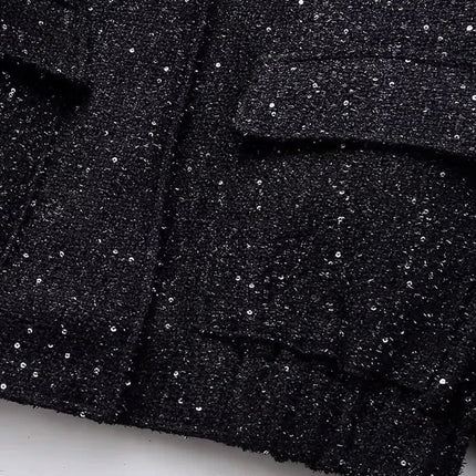 Women's Gold Sequin Jacket