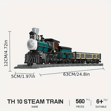 Steam Train Building Block Set