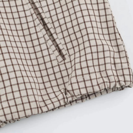 Women's Plaid Hooded Jacket