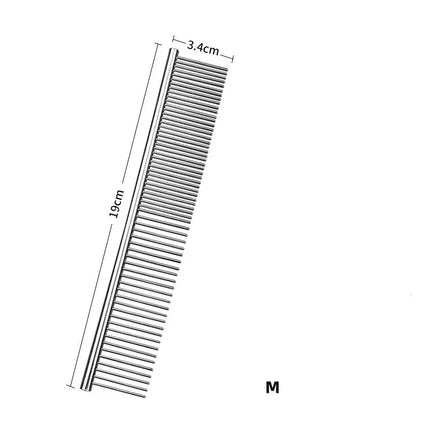 Stainless Steel Pet Grooming Comb