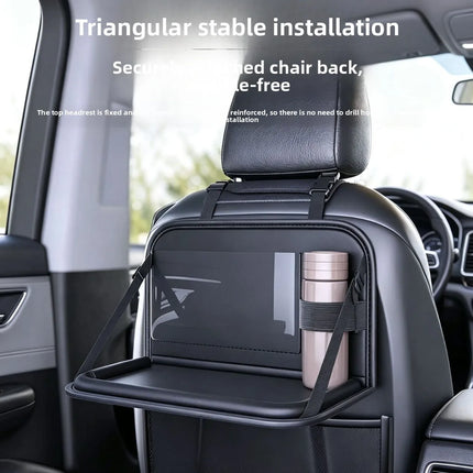 Car Seat-Back Organizer with Tray