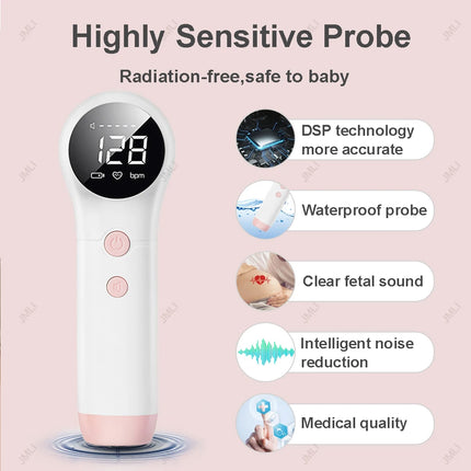 Portable Fetal Doppler Monitor