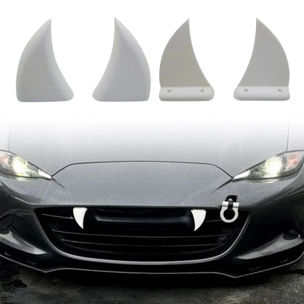 3D Printed Car Grille Teeth Decor