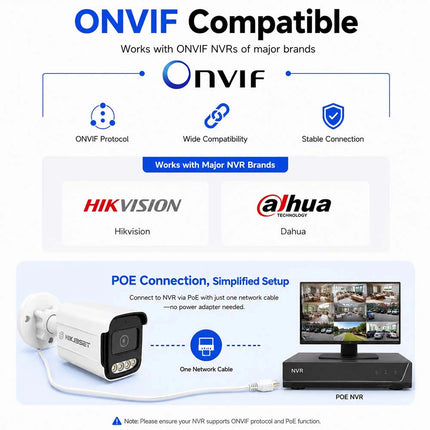 4K PoE IP Security Camera