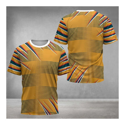Men's 3D Print Sports T-Shirt