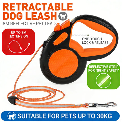 8M Retractable Dog Leash