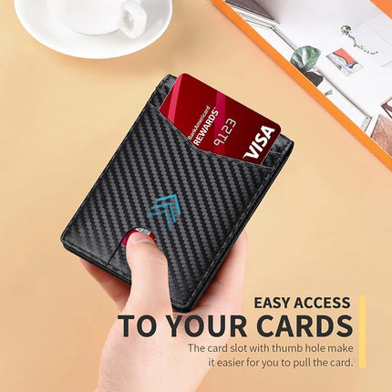 Slim RFID Leather Wallet