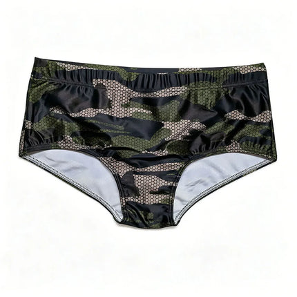 Men's Camouflage Print Swim Trunks