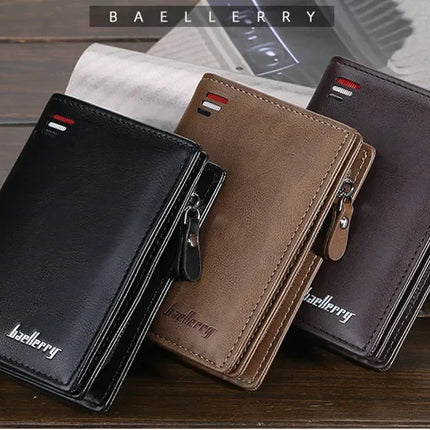 PU Leather Zipper Wallet