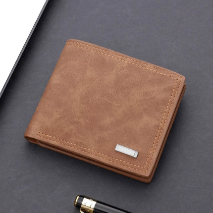 Men's Leather Trifold Wallet