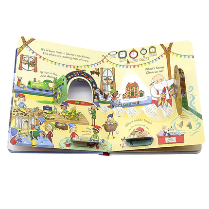 Christmas Peek Inside Interactive Flap Book for Kids