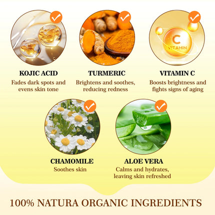 Turmeric Kojic Acid Cleansing Pads