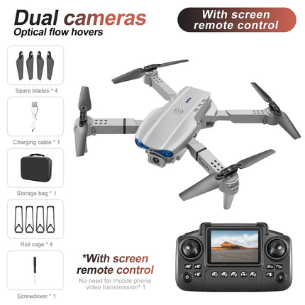 Dual HD Camera RC Drone with Screen Remote